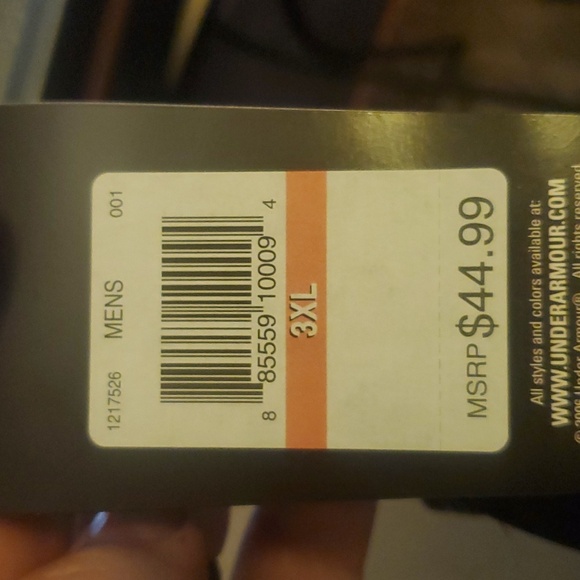 New Under Armour Men's GameDay Diamond  Long-sleeved Mock XC - 3XL - Picture 3 of 3